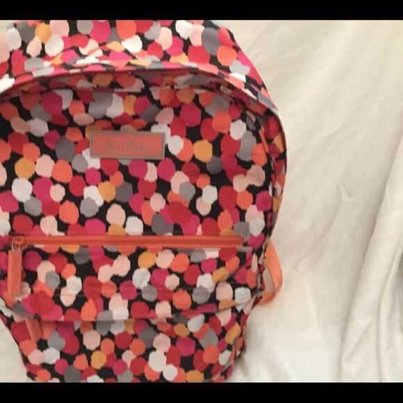 Vera Bradley Campus Backpack Multi Color Pixie - Picture 1 of 6